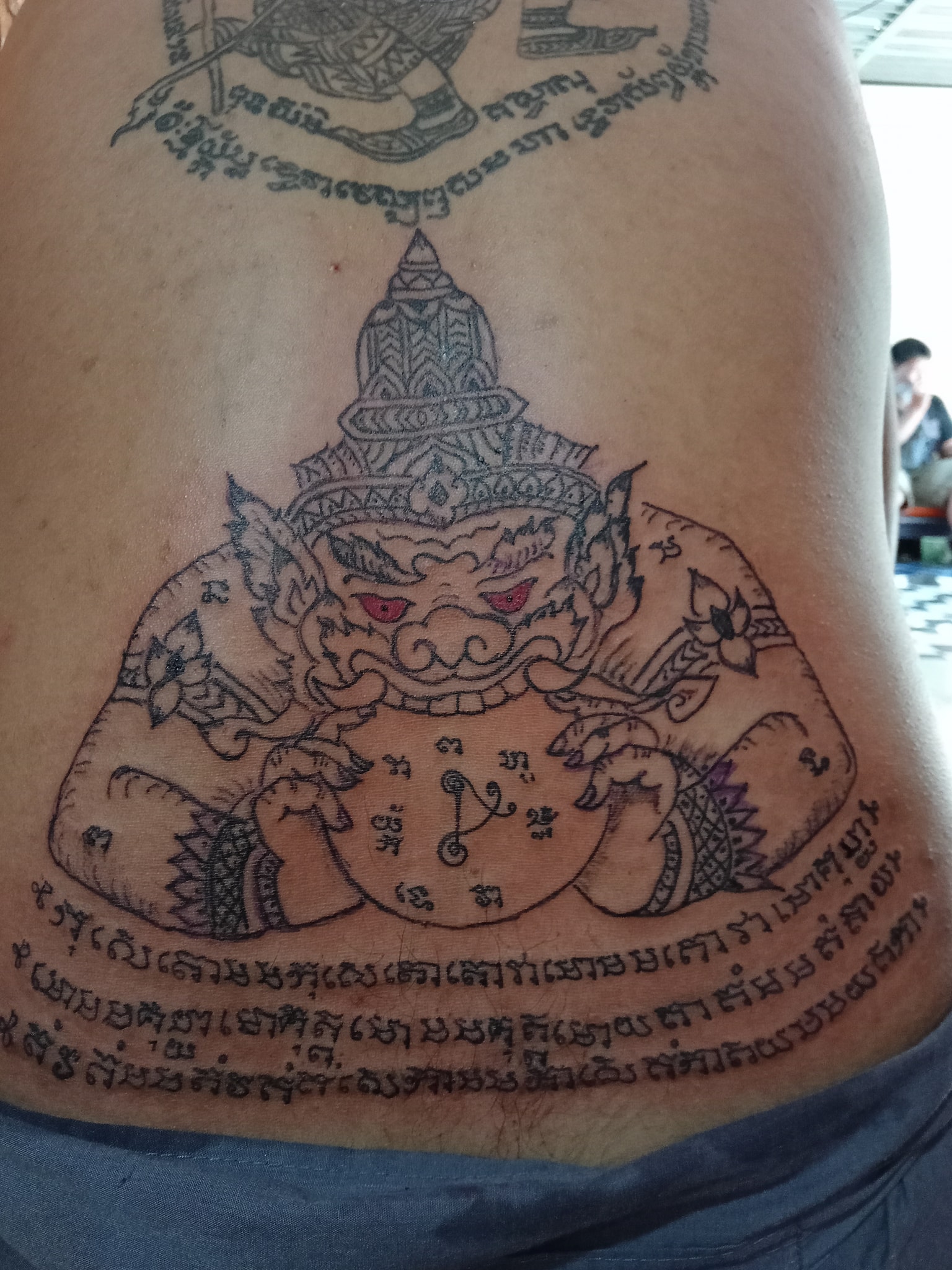 Sak Yant on the back
