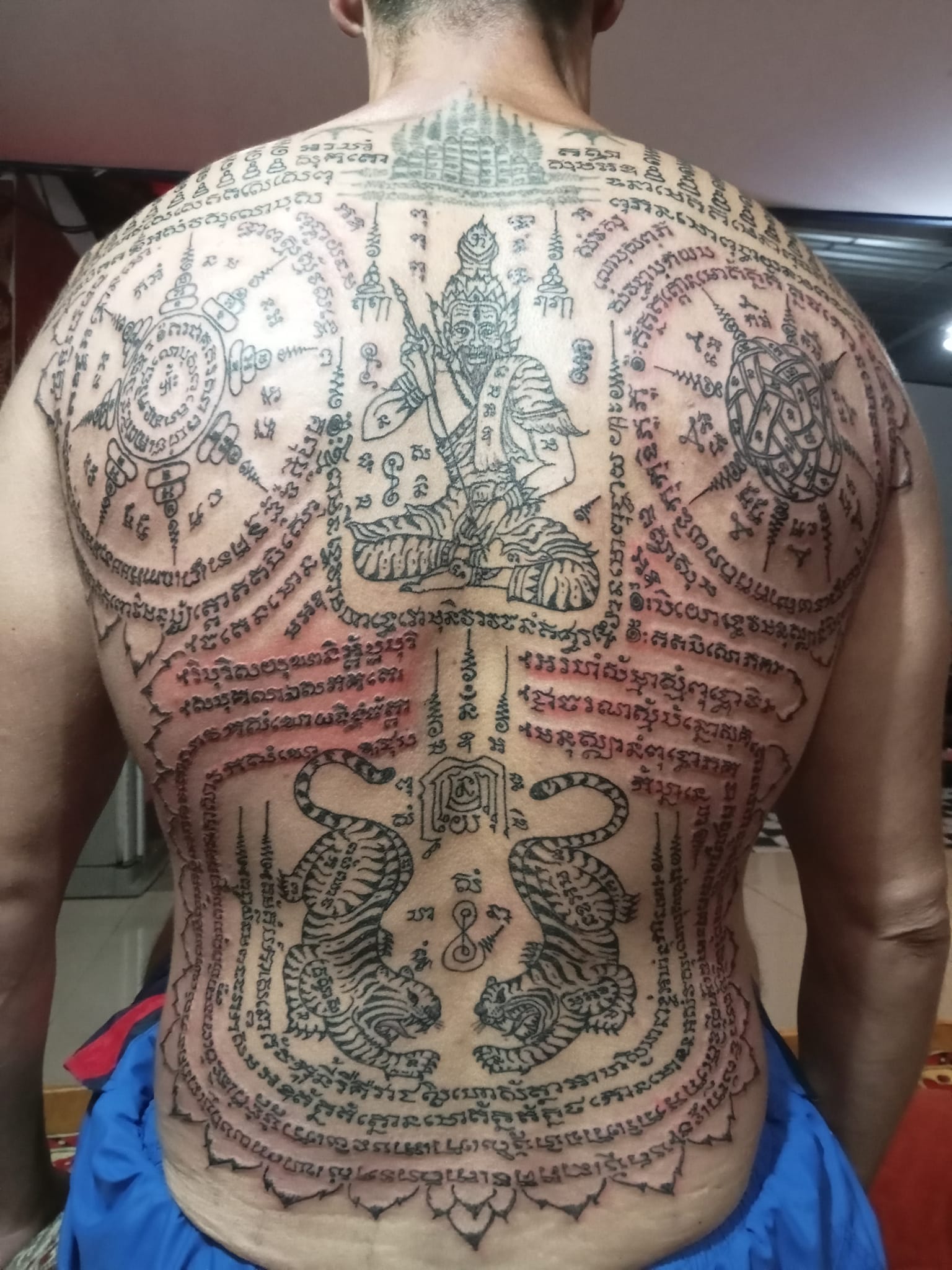 Sak Yant on the back